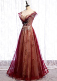 Hoombox Beautiful Gradient Tulle Sweetheart A-line Prom Dress, Charming Formal Gown