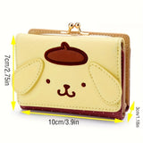 1pc Sanrio Sweetheart Wallet - Adorable Anime Cartoon Design, Fashionable Clutch Bag for Daily Chic Style