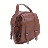 hoombox  Vintage Mini Crossbody Bag, Multi-compartment Shoulder Bag, Women's PU Leather Handbag & Purses