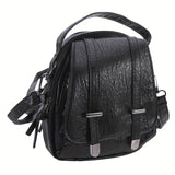 hoombox  Vintage Mini Crossbody Bag, Multi-compartment Shoulder Bag, Women's PU Leather Handbag & Purses