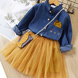 Hoombox Baby Girl Clothes  Children Suits Korean Version Small Fragrance Girl Plaid Doll Collar Jacket + Love Vest Skirt 2Pcs Clothes Suit Wool Coat