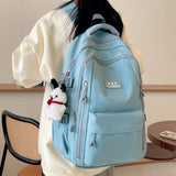 Middle School Student Schoolbag Backpack Good-looking Primary School Girls 4-6 Grade Large Capacity Backpack Simple Student Schoolbag