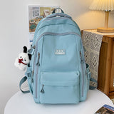 Middle School Student Schoolbag Backpack Good-looking Primary School Girls 4-6 Grade Large Capacity Backpack Simple Student Schoolbag