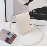 hoombox  New Fashion All-Match Vertical Small Square Bag Korean Style Shell Texture Mobile Phone Bag Commuter Messenger Bag Small Bag