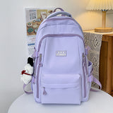 Middle School Student Schoolbag Backpack Good-looking Primary School Girls 4-6 Grade Large Capacity Backpack Simple Student Schoolbag