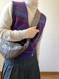 hoombox [New Box] Le Linen Coated Croissant Niche High Sense Dumpling Bag Crossbody Chest and Waist Bag Ode Bag