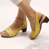 HOOMBOX Foreign Trade plus Size European and American New 2022 Spring and Summer Peep Toe Beach High Heel Wedge Women's Sandals Women's Shoes