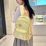 Fresh Schoolbag  Lightweight Women's Large Capacity High School Student Bag College Students Junior High School Shoulder New New