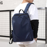 Business Simplicity Backpack Men's Korean-Style Casual Men's Backpack Waterproof Business Computer Bag Travel Bag Student Schoolbag