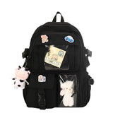 Backpack Women's New Korean Style Student Bag Elementary and Middle School Student Schoolbags Oxford Cloth Harajuku Style Backpack Foreign Trade Schoolbag