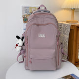 Middle School Student Schoolbag Backpack Good-looking Primary School Girls 4-6 Grade Large Capacity Backpack Simple Student Schoolbag