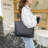 hoombox  One Piece Dropshipping Tote Bag Women's Large Capacity Simple Big Bag Commuter Bag Handbag Women's Bag Casual All-Match Shoulder Bag