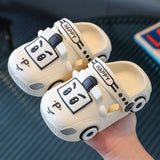 HOOMBOX Baby Hole Shoes Children's Slippers Summer Boys Girls Infant Non-Slip Soft Bottom Indoor Children's Slippers Middle Children