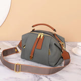 hoombox Genuine Leather Women's Bag High-Grade  Popular HOTan and NEWn Retro Shoulder Bag Togo First Layer Cowhide Portable Messenger Bag