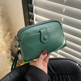 hoombox  Genuine Leather Hand-Held Women's Bag  New Casual Shoulder Messenger Bag Factory Wholesale Fashion Mobile Coin Purse for Women