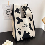 hoombox  In Stock Portable Knitted Bag Fashionable All-Match Tote Bag Promotional Conference Gift Knitted Bag Can Be Formulated