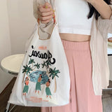 hoombox  High round Rabbit Year Same Style Internet Popular Embroidery Shopping Bag Portable Crossbody Shoulder Bag Nylon Waterproof Portable Hand Bag