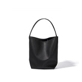 hoombox  Foreign Trade Row Genuine Leather Underarm Bag Women's Large Capacity Shoulder Large Tote Bag Togo First Layer Cowhide Commuter Bucket Bag