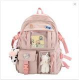 Backpack Women's New Korean Style Student Bag Elementary and Middle School Student Schoolbags Oxford Cloth Harajuku Style Backpack Foreign Trade Schoolbag