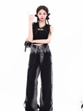 hoombox Vintage Harajuku Jeans Women Clothes For Teenagers Y2k Women's Slacks Fashion Aesthetic Clothing Autumn New Products Baggy Pants