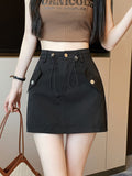 Hoombox White Sexy Cargo Skirt Women Streetwear High Waist Fashion A Line Skirts Summer Korean All Match Female Slim Skirts New