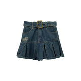 New American Spice Girl Y2k Summer Short Denim Skirt High Waist Pleated Skirt Denim Black Sexy Jean Skirt Skirts For Women