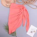 Hoombox Sexy Women Chiffon Swimwear Pareo Scarf Cover Up Wrap Kaftan Sarong Beach Wear Bikinis Cover-Ups Skirts