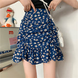 Hoombox New Fashion Woman Skirts Womens Casual Sexy Female Ol Student Girls Printing Pleated Mini Skirt