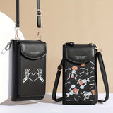 Spooky Ghost Skull Crossbody Bag - Halloween Zippered Style - Gothic Phone Purse with Secure compartments for Fashion-Forward Witches