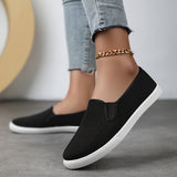 Comfortable Unisex Canvas Slip-On Loafers - Breathable, Lightweight, and Round Toe Design for Casual Wear - Perfect for All-Season Walking and Daily Activities