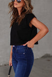 Hoombox Classic and Versatile Cotton Blend Crop Tee