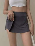 Hoombox - Lined Split Tennis Mini Skirt