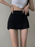 Hoombox - Lined Split Tennis Mini Skirt