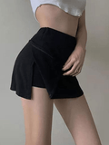 Hoombox - Lined Split Tennis Mini Skirt