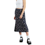 Hoombox Summer Print Skirt Women A-Line Trendy Y2K Skirts Harajuku Knee-Length Casual High Waist Party Streetwear Bodycon E-girl Skirt