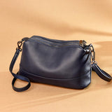 hoombox Cowhide New Middle-aged Women Summer New Shoulder Diagonal Bag