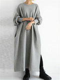 hoombox Casual Warm Beautiful Fashion Sweater Long Dresses