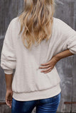 Hoombox  Teddy Plush Sweater Casual Tops