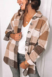 Hoombox  Fashion Lapel Loose Plaid Jacket Tops(3 Colors)