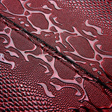 hoombox Ladies Handbag In Patent Leather Snake Print