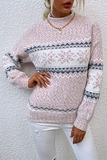 Hoombox Casual Snowflakes Basic Half A Turtleneck Tops