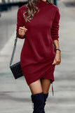 Hoombox Fashion Half A Turtleneck One Step Skirt Dresses(5 Colors)