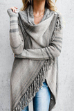 Hoombox  Striped Shawl Sweater 2 Styles