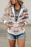 Hoombox  Printed Camouflage Hooded Jacket