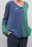 Hoombox  Loose Stitching Knitted Sweater