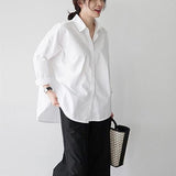 hoombox Fashion Temperament   Pure Color Shirt