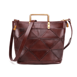 hoombox Retro top layer leather crossbody bag