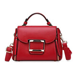 hoombox Oil Wax Leather Casual Shoulder Bag Fashion All-Match Messenger Bag Net Red Female Bag