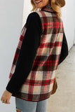 Hoombox  OL Winter Street Style Plaid Coat