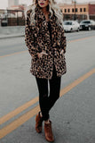 Hoombox  Women's Lapel Leopard Coat